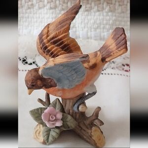 Vintage Enesco Porcelain Robin